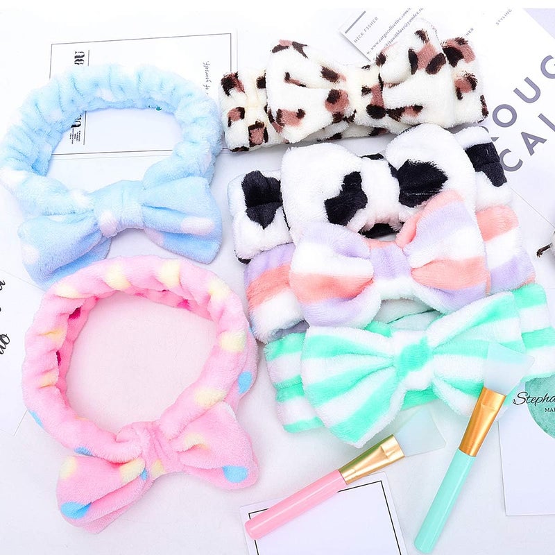 LADES Soft Skincare Headband â€“ Adjustable, Comfortable & Stretchy Fabric, Cute Patterns for Makeup, Facial â€“ Non-Slip, Headband for Hair Control - Image 5